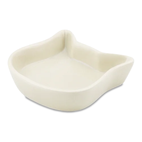 Керамічна Миска у Формі Котячої Голови, 0.25л, 12х12см, №24497 Trixie, 1шт