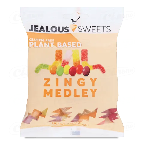 Цукерки Jealous Sweets Zingy Medley асорті жувальні, 80г