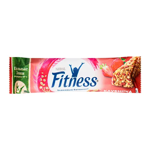 Батончик Nestle Fitness злаковий з полуницею 23.5г