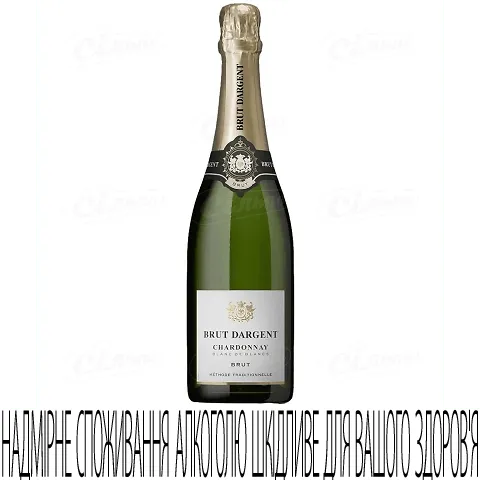 Вино ігристе Brut Dargent Chardonnay, 1,5л
