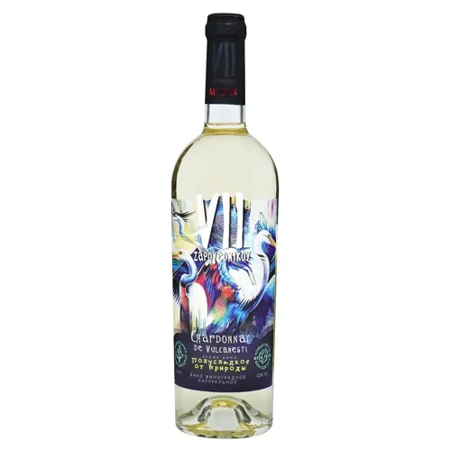 Вино Aurvin VII Zapovednikov Chardonnay De Vulcanesti біле напівсолодке 12,5% 0,75л
