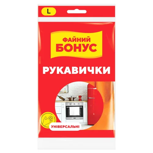 Рукавички господарські Бонус Економ гумові універсальні L