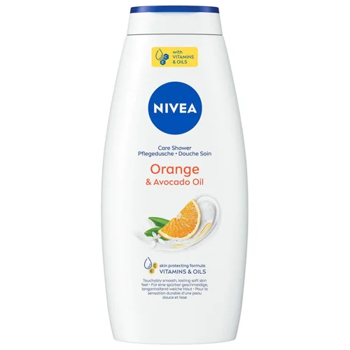 Гель-догляд для душу Nivea Апельсин та Олія Авокадо 750мл