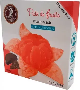 Мармелад SHOUD'E Pate de Fruits Мандарин в шоколаді 100г