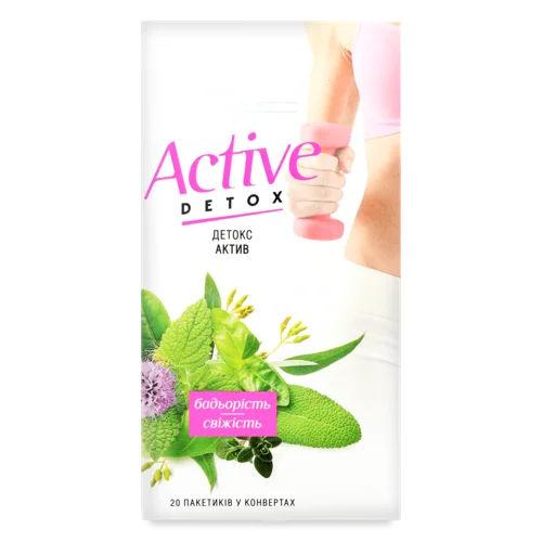 Чайна Суміш Трав'яна Детокс Актів Ahmad Tea, к/у 20х2г