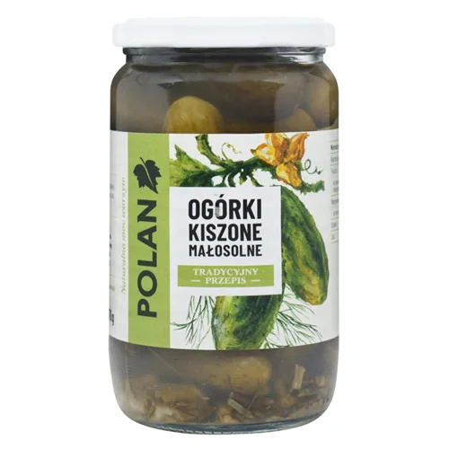 Огірки Polan солоні мариновані 670г