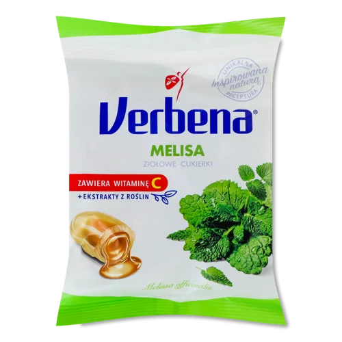 Цукерки М'які З Ароматом Солодкого Бальзаму З Вітаміном C Verbena, В/ґ, 60г
