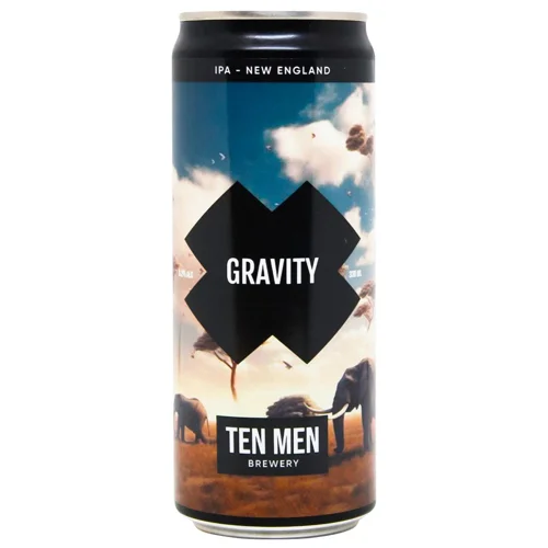 Пиво Ten Men Gravity світле нефільтроване 6,2% 0,33л