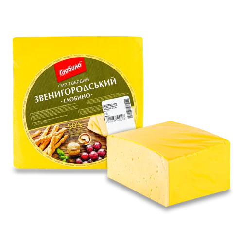 Сир Твердий Звенигородський 50% Глобино, кг