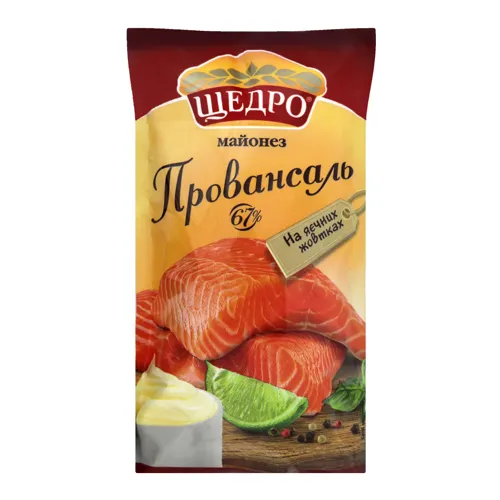 Майонез 67% Провансаль Щедро д/п 190г