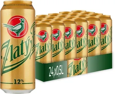 Упаковка пива Zlaty Bazant 12 світле фільтроване 5.0% 0.5 л x 24 шт