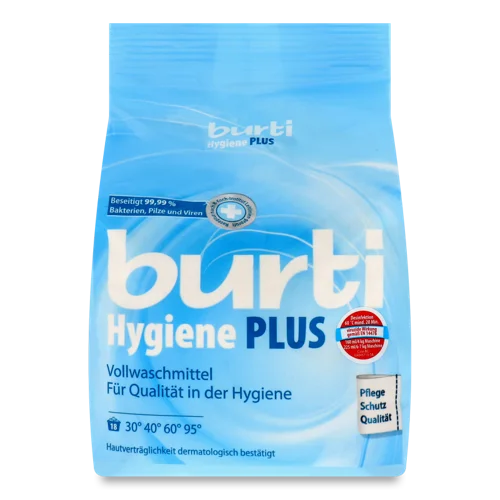 Пральний Порошок Hygiene Plus Burti, 1.1 кг