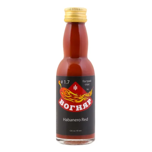 Соус гострий Habanero Red Вогняр 40мл