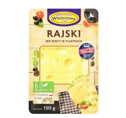 Сир Wloszczowski Райський 45% 150г