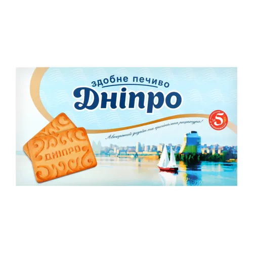 Печиво здобне «Дніпро» Дніпровський хлібокомбінат №5 570г