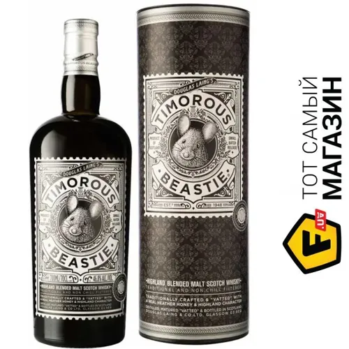 Віскі Timorous Beastie в тубусі, 0,7л