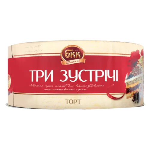Торт Три зустрічі БКК 850г