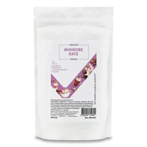 Лате Фініковий, Вищого Ґатунку, Картонна Упаковка, 200г