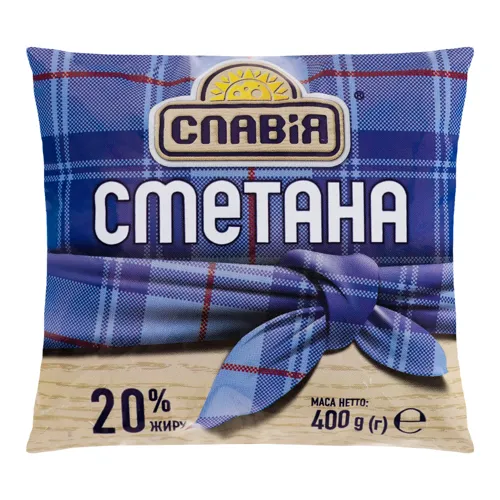 Сметана 20% Славія м/у 400г