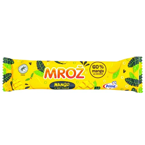 Морозиво Prima Манго в білій глазурі 54г (Чехія)