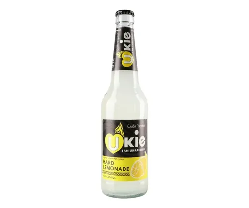 Пиво спеціальне Ukie Hard Lemonade світле фільтроване пастеризоване 4.6% 450мл