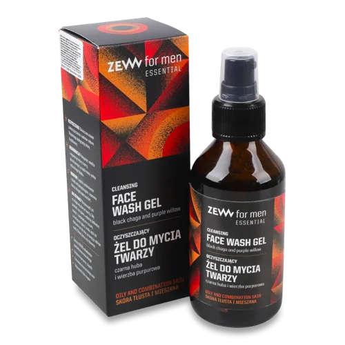 Гель для Обличчя Очищуючий для Жирної Шкіри Essential ZEW for Men, 100мл