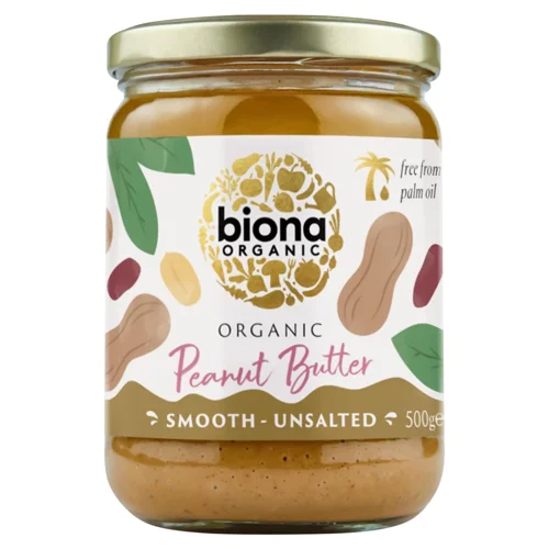 Паста арахісова Biona Organic несолона 500г