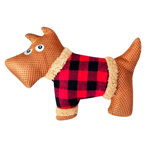 Іграшка Camon Собака із тканини з пищалкою для собак 22см
