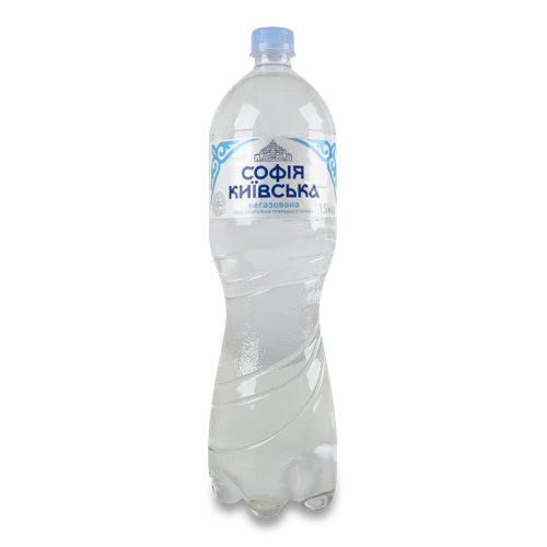 Вода Мінеральна Негазована Природна Столова Софія Київська п/пл 1.5л