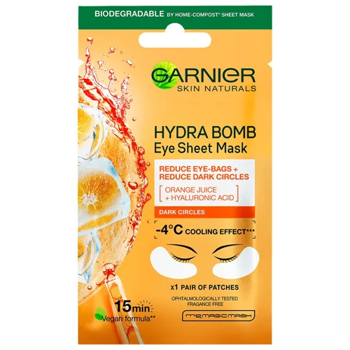 Патч навколо очей Garnier Skin Naturals Зволоження і свіжий погляд 6г
