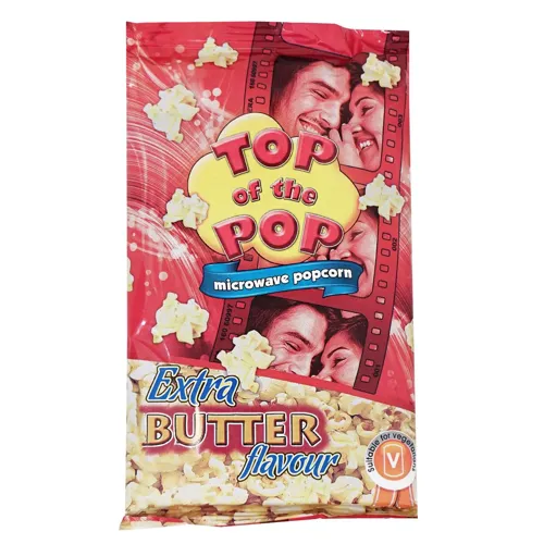 Попкорн Top of the Pop для мікрохвильової печі зі смаком масла 100г