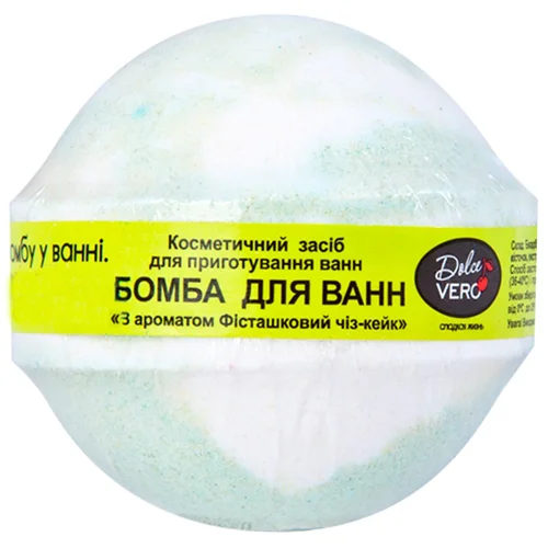 Бомба для ванн Dolce Vero Фісташковий чіз-кейк 75г