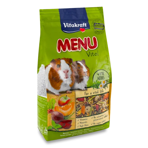 Корм Повнораціонний Для Морських Свинок Menu Vital Vitakraft, В/ґ, 1кг