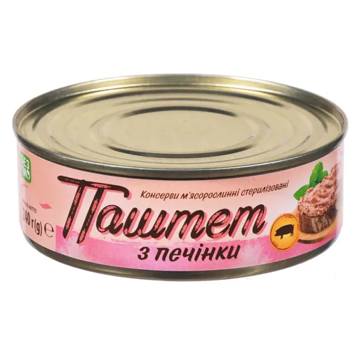 Паштет з печінки 240г