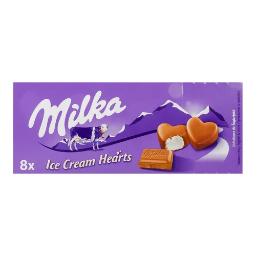 Морозиво ванільне покрите шоколадом Milka