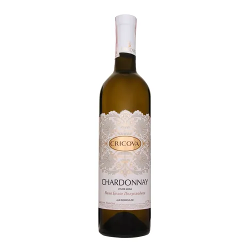 Вино 0,75л 8% біл н/сол Шардоне Cricova