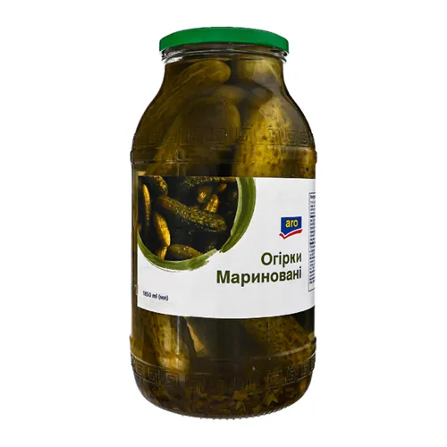 Огірки Aro мариновані 1850мл 900г