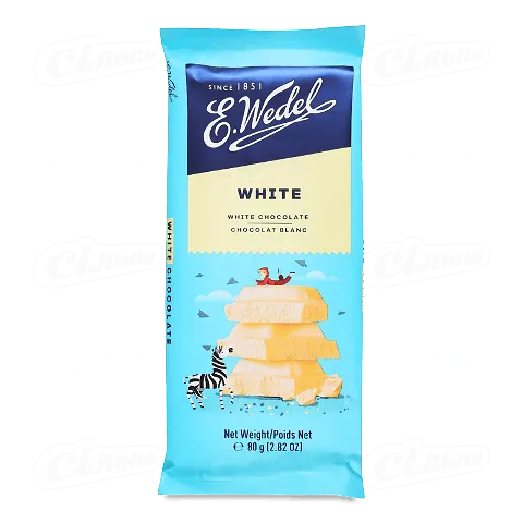Шоколад білий E.Wedel, 80г