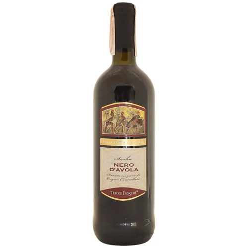 Вино Terre Passeri Nero D`Avola червоне сухе 13% 0,75л