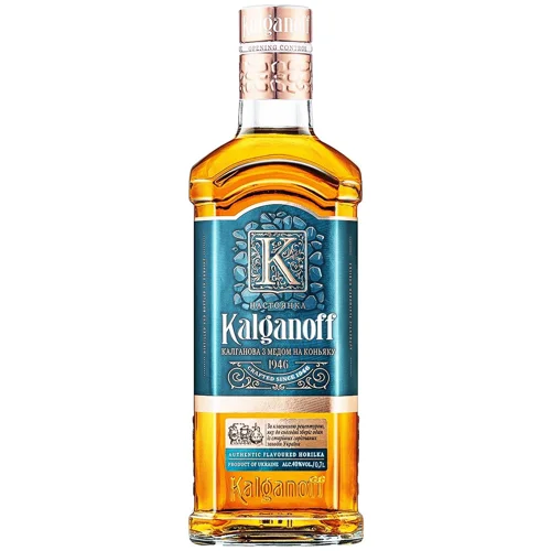 Настоянка Kalganoff Калганова з медом на коньяку 40% 0,7л