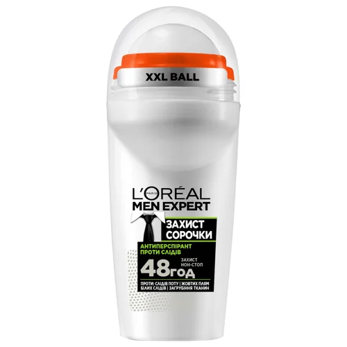 Антиперспірант кульковий L'Oreal Paris Men Expert Захист сорочки 50мл
