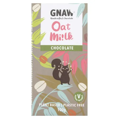 Шоколад Gnaw Веганський з вівсяного молока 100г