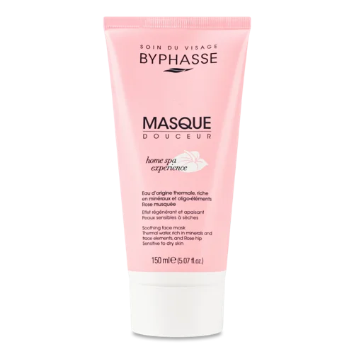 Маска для обличчя Заспокійлива для Чутливої та Сухої Шкіри Home Spa Experience Byphasse 150мл