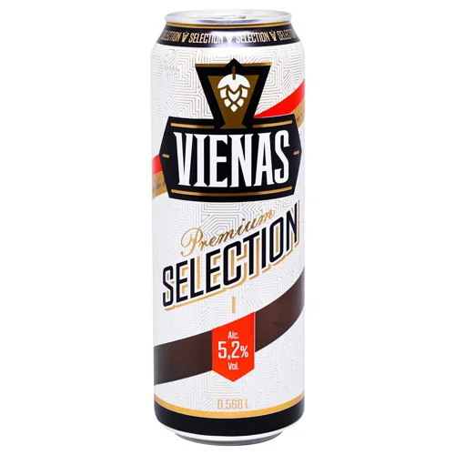 Пиво Vienas Premium Selection світле 5,2% 0,568л