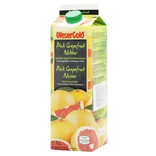 Нектар WeserGold грейпфрут рожевий 1л