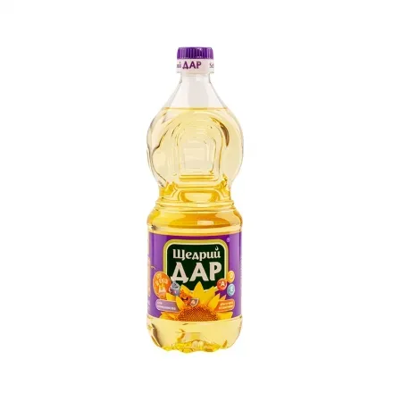 Олія 0,725л Щедрий Дар Соняшникова рафінована вітамінізована ПЕТ