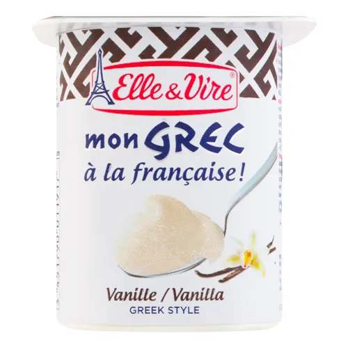 Десерт 8.4% молочний з ваніллю Mon Grec a la francaise Elle&Vire ст 125г