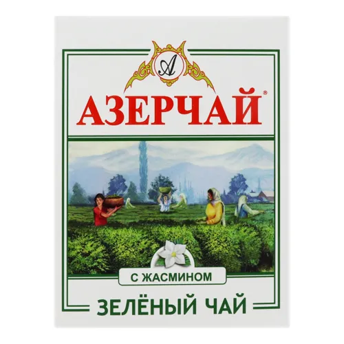 Чай зелений з жасмином Azercay к/у 100г