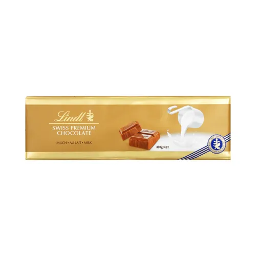 Шоколад швейцарський молочний Lindt м/у 300г