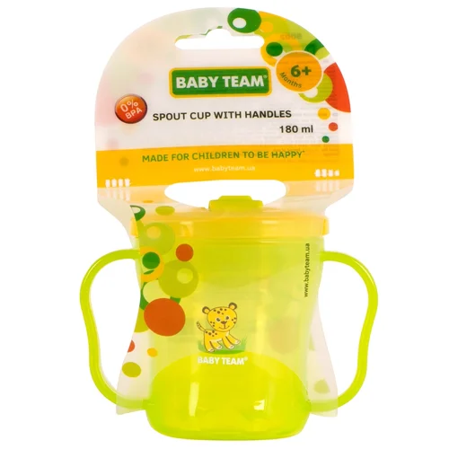 Поїльник Baby Team з ручками 180мл